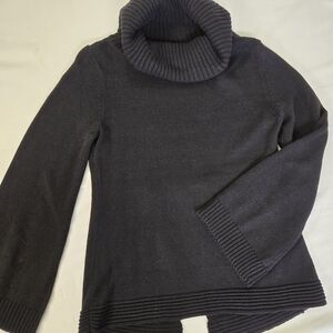 Nanette Lepore Charcoal Cowl Neck Sweater
